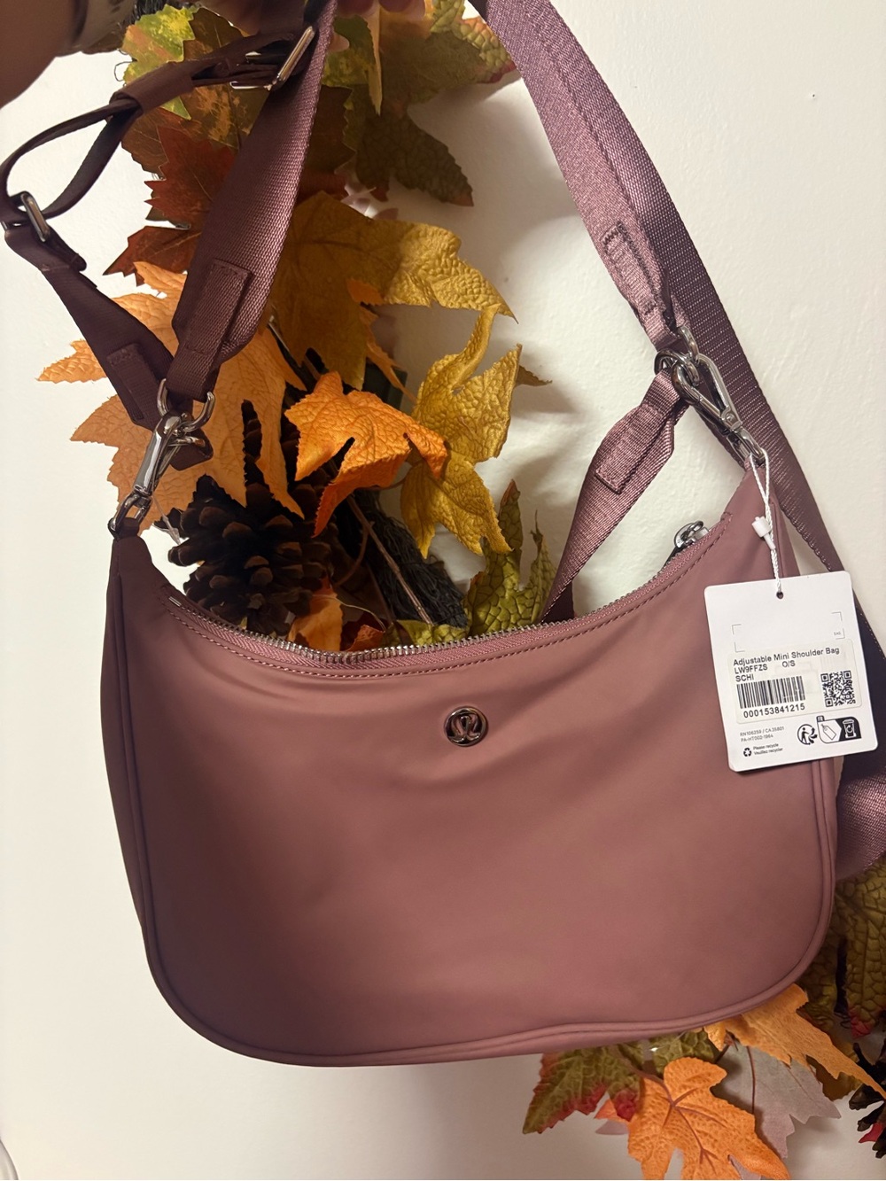lululemon athletica Mini Shoulder Bag in Mauve Pink